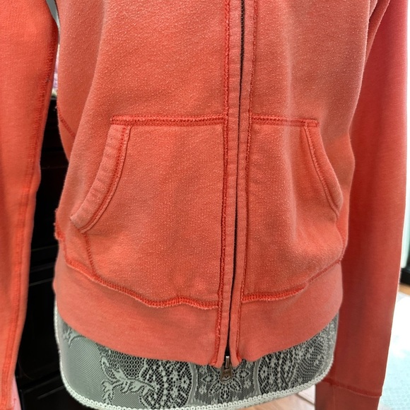 Abercrombie & Fitch NY Coral Full Zip Hoodie Women’s L - Picture 4 of 15